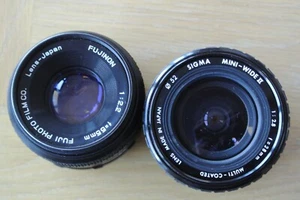 Fuji X-Fujinon 55 mm f/2,2 + Sigma Mini ancho 28 mm S/R - Imagen 1 de 6