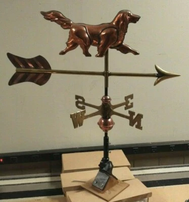 GOLDEN RETRIEVER COPPER weathervane,21" ARROW,Cottage/shed /medium size  - Image 1 of 2