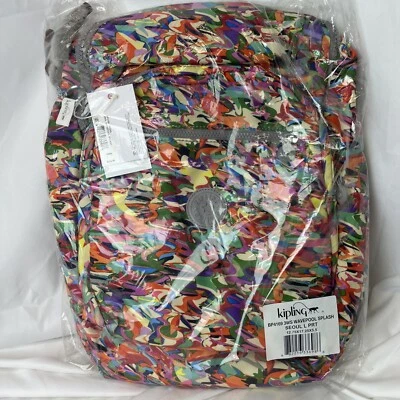NWT Kipling Seoul Wavepool Splash Laptop School Backpack BP4169 - Image 1 of 4