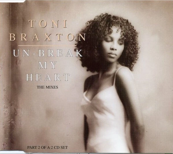 TONI BRAXTON Un Break My Heart EUROPE PRESS RARE MIXES & VOCAL CD single SEALED Foto 1 de 1