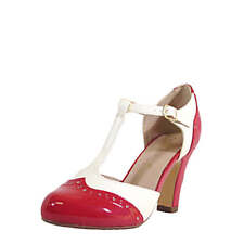 Chelsea Crew Gatsby II Heels RED AND WHITE New