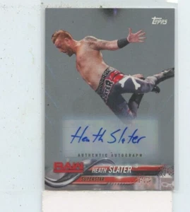 HEATH SLATER 2018 Topps WWE Silver Auto Autograph #D /25 - Picture 1 of 1