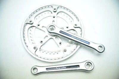 BICICLETA SUGINO SUPER MAXY AZUL ESTRIADO 170 MM 52/40 DIENTES JUEGO DE BIELAS 110 MM BCD Foto 1 de 4