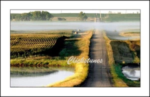 *2013* NORTH DAKOTA: ALL ROADS LEAD HOME 30"X20" PREMIUM PHOTO PAPER UN-FRAMED - Picture 1 of 1