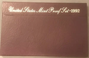 1990-s United States Mint Proof Set boxed 5 coins - Picture 1 of 2