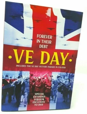 NEW  DVD "VE DAY FOREVER IN THEIR DEBT". SPECIAL EXTENDED VERSION DVD,2020,      - Image 1 of 2