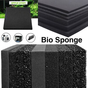 Aquarium Bio Sponge Filter Biochemical Cotton Fish Tank Pond Foam 15 25 35 50PPI