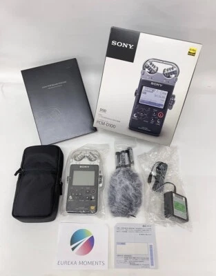 SONY Linear PCM Recorder PCM-D100 Alta Risoluzione Pratico Portatile 32GB Nuovo - Immagine 1 di 3