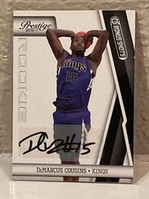 2010-11 Panini Prestige DeMarcus Cousins Bonus Shots Rookie RC Auto #/99 RC SSP