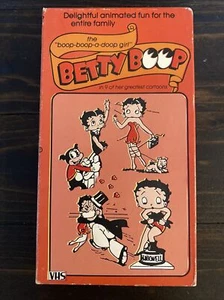 Betty Boop in 9 of Her Greatest Cartoons (VHS 1985) Black & White TESTED - Picture 1 of 7