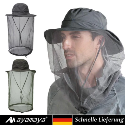 AYAMAYA Imker-hut Anglerhut Angelmütze MÜCKEN-SCHLEIER Sonnen- Moskito-Schutz Mosquito
