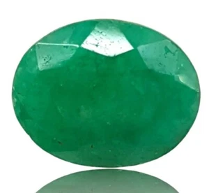 Natural Green Emerald 6.35 cts Oval Cut Loose Gemstone AG130 - Picture 1 of 5