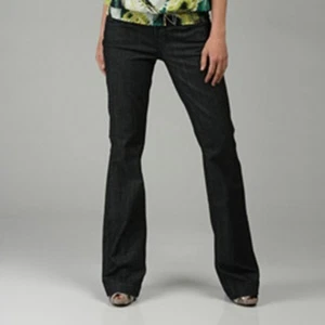 NWT! $285 Proportion of Blu FLARE WIDELEG jeans japanese MADE USA MISSES 24X34 - Picture 1 of 1