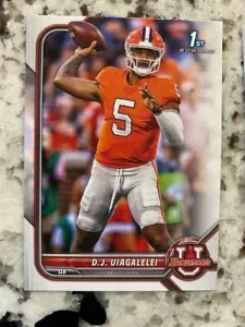 2022 BOWMAN UNIVERSITY 1st CARD CLEMSON UNIVERSITY DJ UIAGALELEI #2 - Bild 1 von 1