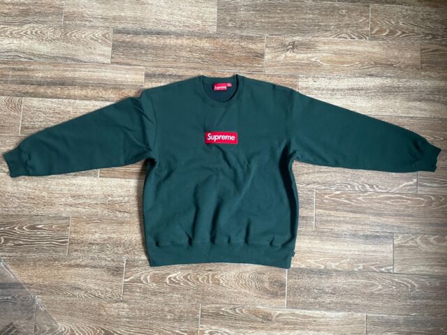 Supreme Kanji Logo Crewneck Bright Green