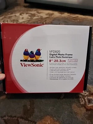 ViewSonic VFD820 8" Digital Picture Frame WHITE - Image 1 of 4