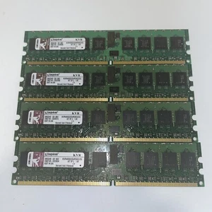 4* Kingston KVR400D2S4R3K2/2G - 1GB DIMM 240-Pin DDR2 ECC REGISTERED 1.8V - Picture 1 of 1