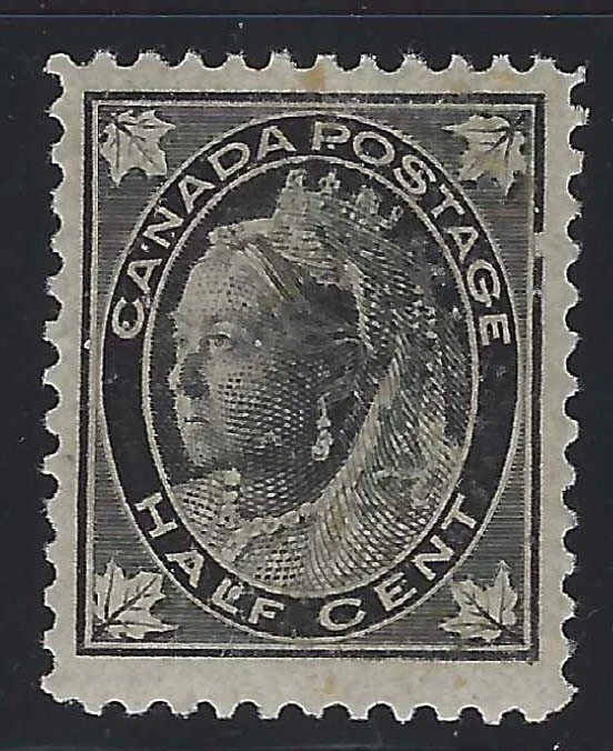 Canada 1897 ½c Black Victoria Maple Leaf Sc# 66 mint - Image 1 of 1