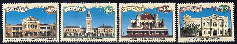 AUSTRALIA (SCOTT #1297-1300) - 1992 BUILDINGS IN WESTERN AUSTRALIA - SET (4) MNH - Image 1 of 1