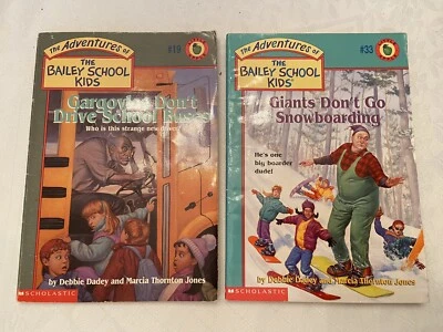 1996-98 Lot of 2 ADVENTURES OF BAILEY SCHOOL KIDS PB #19-#33 Scholastic - Image 1 of 3