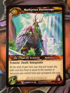 World of Warcraft TCG Elements 177/220 Malfurion Stormrage - Picture 1 of 2