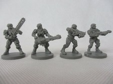 DOOM: The Board Game 2nd Edition Lot of 4 MARINES Sci Fi Miniature Figures NEW!!