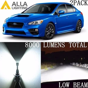 Faro de haz bajo/principal Allá Lighting H11 bombilla LED blanca para Subaru Impreza WRX - Imagen 1 de 12