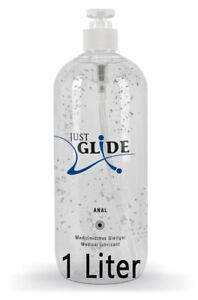 Just Glide Anal 1000 ml, Gleitgel, Wasserbasis, Gleitmittel, 1 Liter, fettfrei