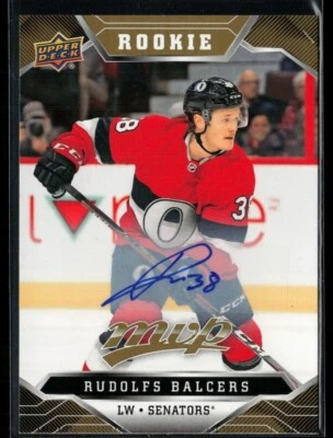 2019-20 Upper Deck MVP Autograph #241 Rudolfs Balcers RC - Image 1 of 2