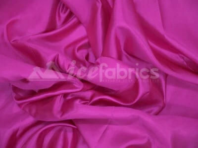 Magenta Charmeuse Bridal Satin Fabric Silky By The Yard- Soft Thick Satin-  - Image 1 of 3