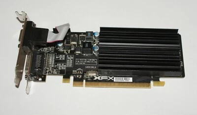 XFX AMD RADEON HD5450 1GB DDR3 PCI-E VGA/DVI/HDMI Low Profile Graphics Card - Image 1 of 3
