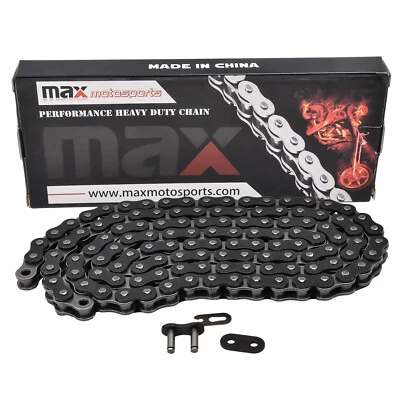 Black 428 Heavy Duty Drive Chain for Kawasaki KLX140G KLX140RF 2017-2025 - Image 1 of 3