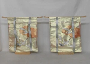 #01 Set of 2 Kimono Screen KICHO 几帳 for Japanese Hina Doll - Picture 1 of 16