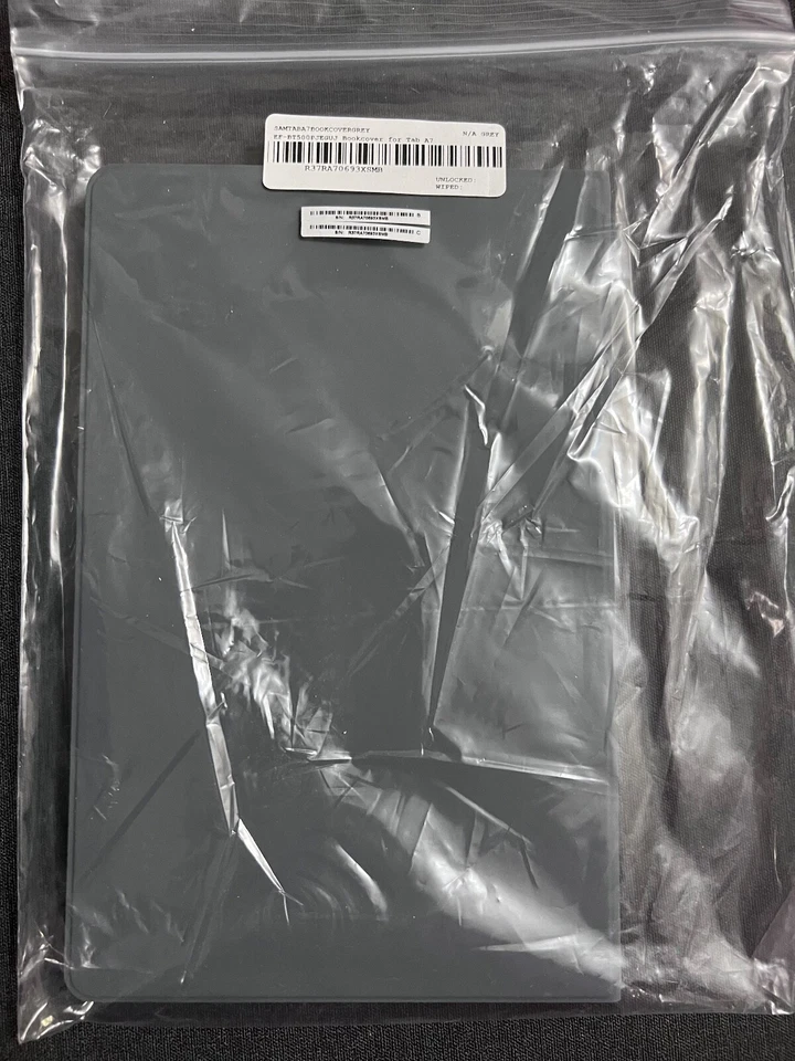 Open Box New Genuine Samsung - Galaxy Tab A7 Book Cover - EF-BT500 - Grey - Image 1 of 1