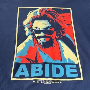 The Big Lebowski Movie T-Shirt 4XL Dude Abide Poster Style Pic - Picture 1 of 11