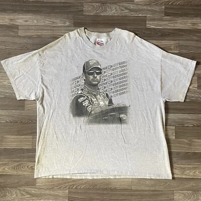 Camisa de Colección Chase Authentics Jeff Gordon Para Hombre 3XL Vendida Gris Cuello Redondo #24 Foto 1 de 4