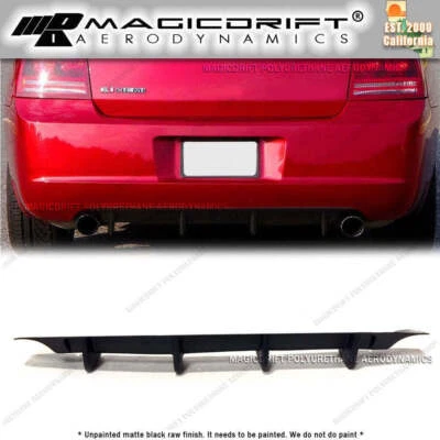For 05-10 Dodge Charger MDP Style Rear Bumper Lower Diffuser Lip Urethane SRT RT Foto 1 de 4