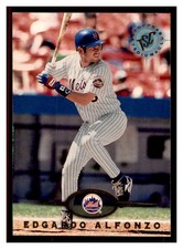 1995 Stadium Club #563 EDGARDO ALFONZO New York Mets