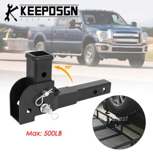 Adaptador receptor de enganche de 2"" para remolque Ford F-250 350 montaje en vástago portacarga - Imagen 1 de 12