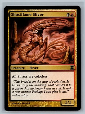 Magic The Gathering Time Spiral Ghostflame Sliver #239/301 MTG TCG CCG - Image 1 of 2