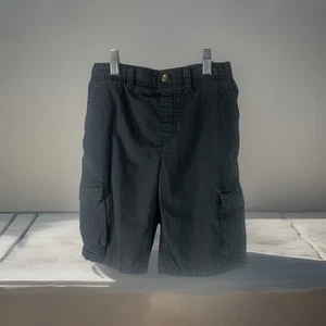 Sonoma graue Cargoshorts Jungen Größe 7X elastisch Abfall Kunstgürtelschlaufen vorne - Bild 1 von 7