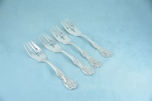 4 Reed & Barton Francis I Sterling 6-1/8" Salatgabel neue Marke kein Monogramm - Bild 1 von 8