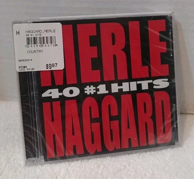 40 #1 Hits by Haggard, Merle (CD, 2004) New Factory Sealed  Foto 1 de 4