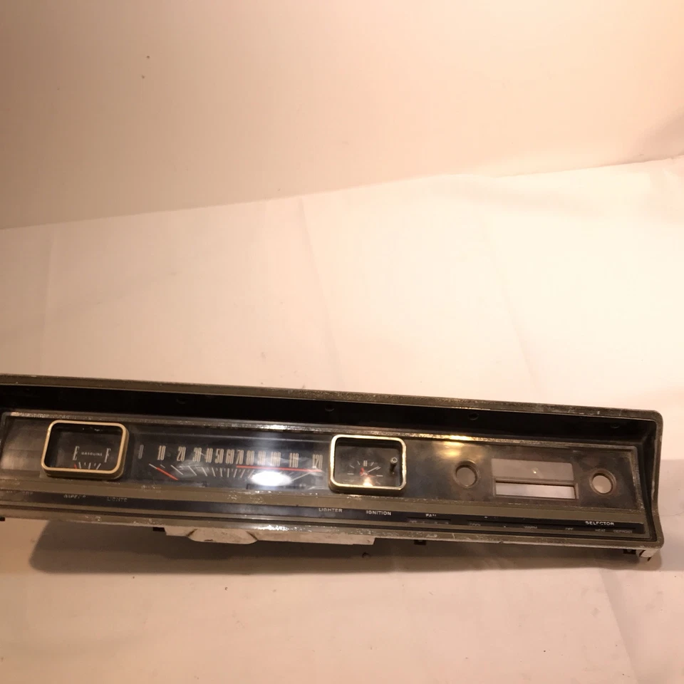 1967 Ford Fairlane 500 Instrument Cluster Complete Harness OEM 84440 Miles Clock - Image 1 of 4