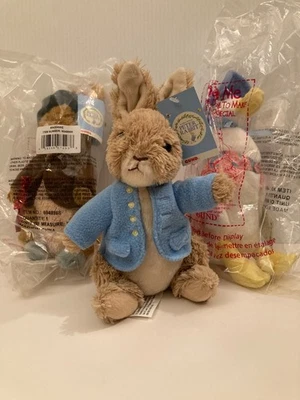 GUND Peter Rabbit Jemima Puddle-Duck Benjamin Bunny  Beatrix Potter 6.5" Plush - Image 1 of 4