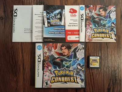 Pokemon Conquest (Nintendo DS, 2012) Completo En Caja - Auténtico - Probado Foto 1 de 4
