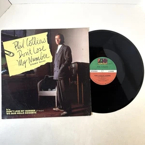 Phil Collins Don't Lose My Number 1985 12” Atlantic Maxi Single Record Extended - Imagen 1 de 9