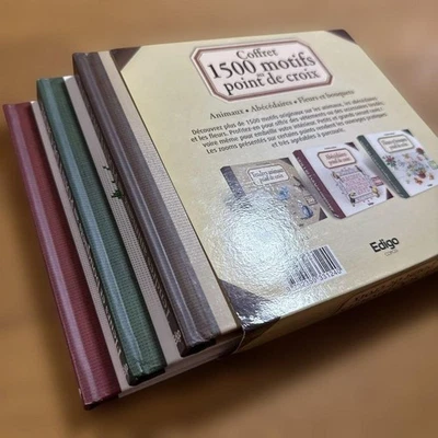 “Coffret 1500 motifs au point de croix” Cross Stitch Pattern Book - Image 1 of 4