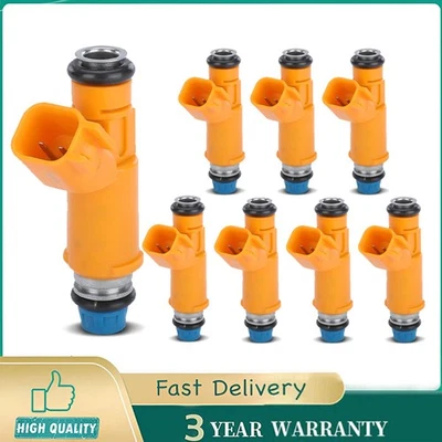 Juego de 8 inyectores de combustible para Land Rover LR3 4,4 L 05-09 y Jaguar XK8 4,2 L 03-06 Foto 1 de 4