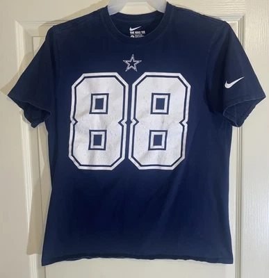 Camiseta de fútbol americano Dallas Cowboys azul Dez Bryant Nike niños grande  Foto 1 de 4